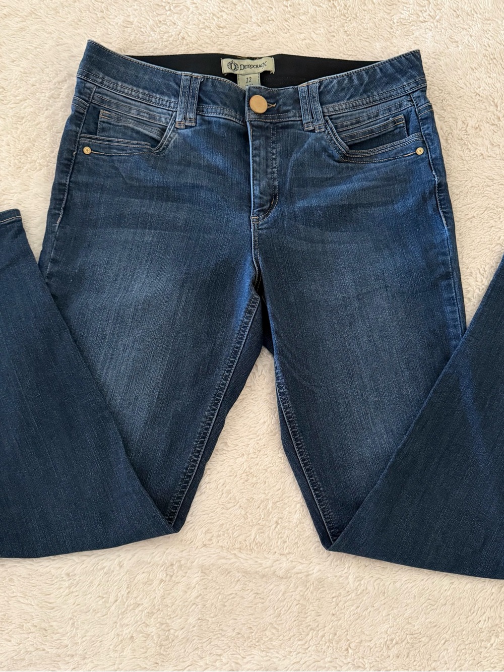Ladies Democracy Slim Dark Indigo Skinny Jeans | Size 12